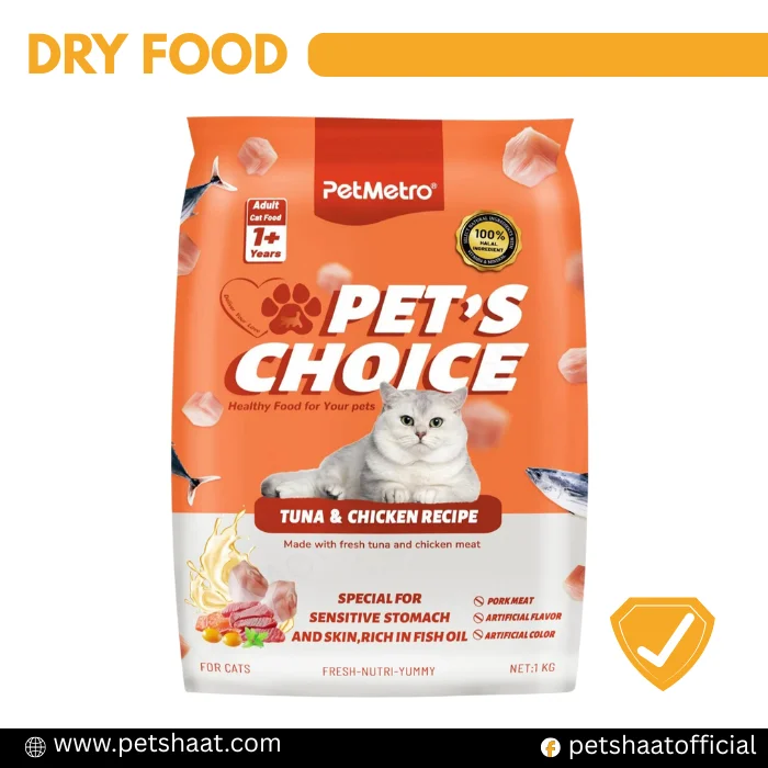 Pet Metro Adult Cat Food Tuna And Chicken 1kg