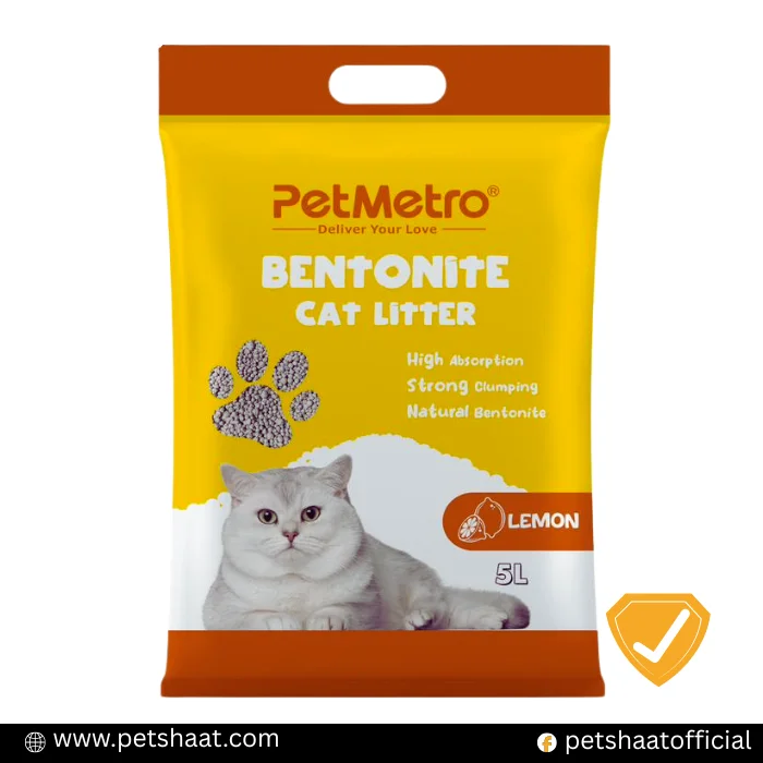 Pet Metro Bentonite Cat Litter Lemon 5L